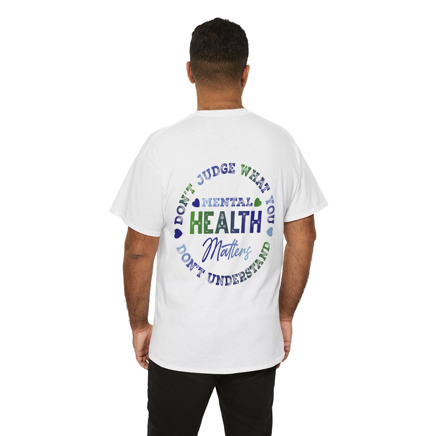 Don't Judge Heavy Cotton Tee Unisex